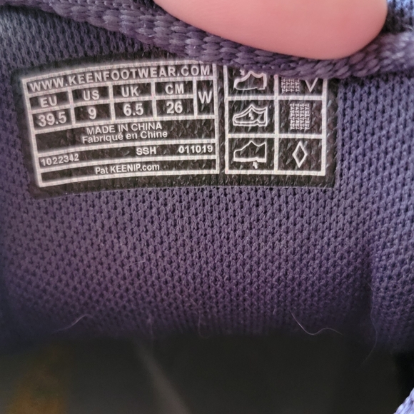 Keen Terradora II Vent Purple Mesh Hiking Shoe Sneaker 1022342 9 - Picture 8 of 8